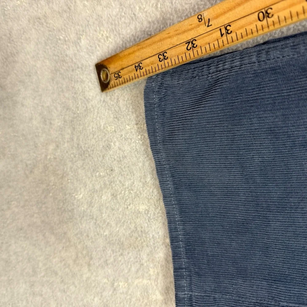 Banana Republic Corduroy Pants Mens 33x34 Blue Pima Cotton Cords Distressed‎